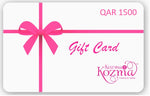 Kozmaandkozma Gift cards QAR 1500