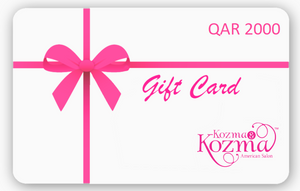 Kozmaandkozma Gift cards QAR 2000